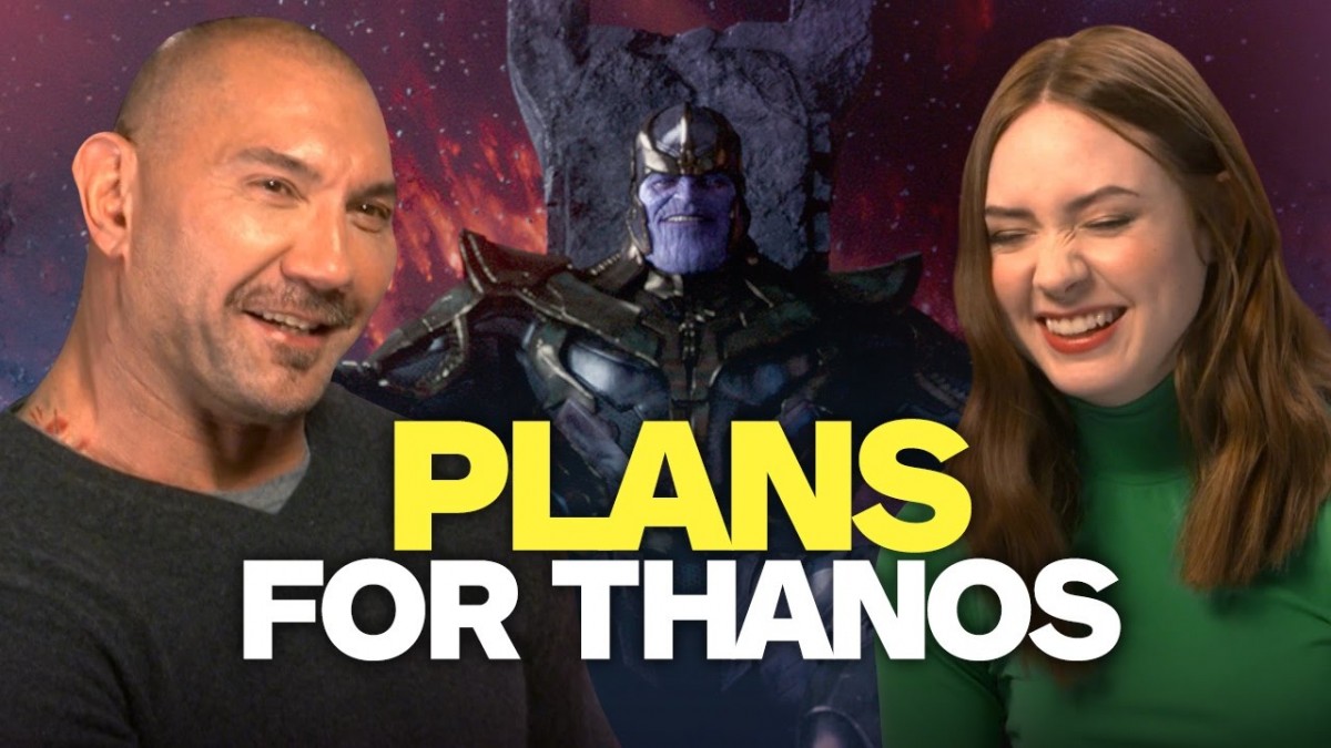 Artistry in Games Drax-and-Nebulas-Revenge-Plans-for-Thanos Drax and Nebula's Revenge Plans for Thanos News  Walt Disney Studios Motion Pictures Thanos super hero sci-fi movie Marvel's The Avengers: Infinity War Marvel Studios Marvel Comics karen gillan interview IGN Guardians of the Galaxy Vol. 2 drax dave bautista Characters Action  