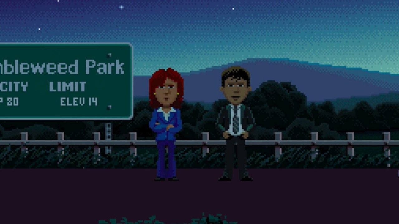 Artistry in Games Thimbleweed-Park-Official-Launch-Trailer Thimbleweed Park Official Launch Trailer News  Xbox One trailer Thimbleweed Park Terrible Toybox point and click PC Mac Linux iPhone IGN games Android adventure  