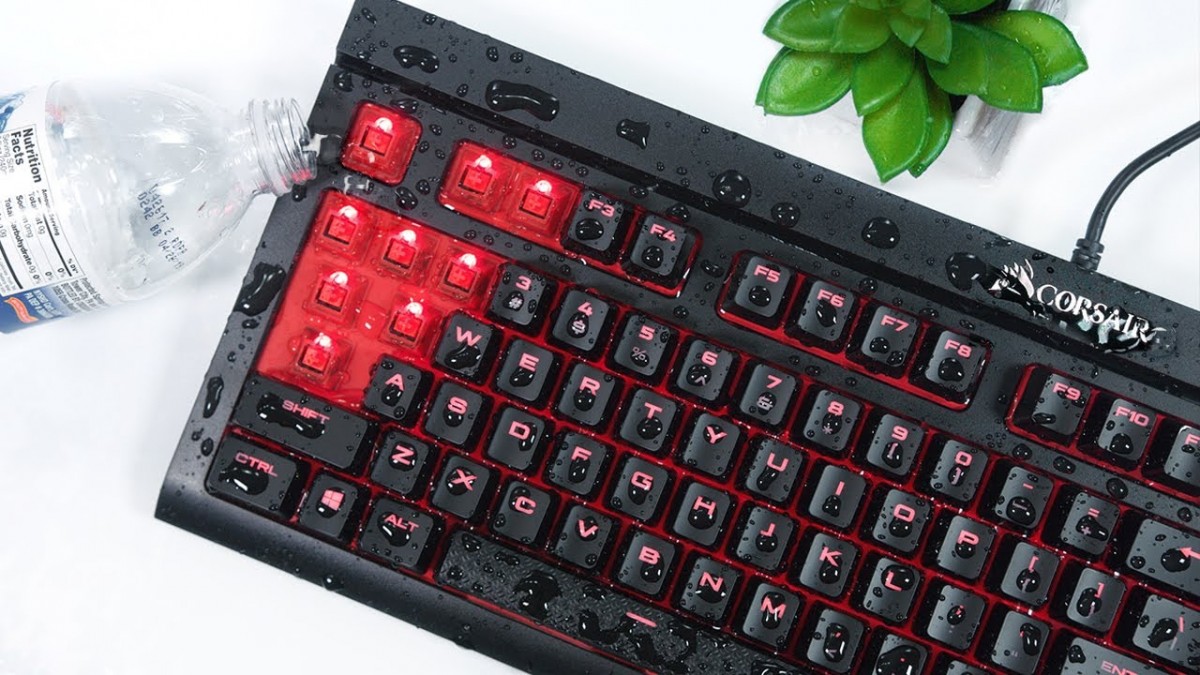 Artistry in Games The-SPILL-PROOF-Corsair-K68-Gaming-Keyboard The SPILL-PROOF Corsair K68 Gaming Keyboard! Reviews  water resistant water proof unboxing top Test technology switches spill sound test review red randomfrankp pc gaming PC mx cherry mechanical keyboard keyboard k95 k70 k68 k60 gaming first look corsair cherry red cherry mx best 2017  