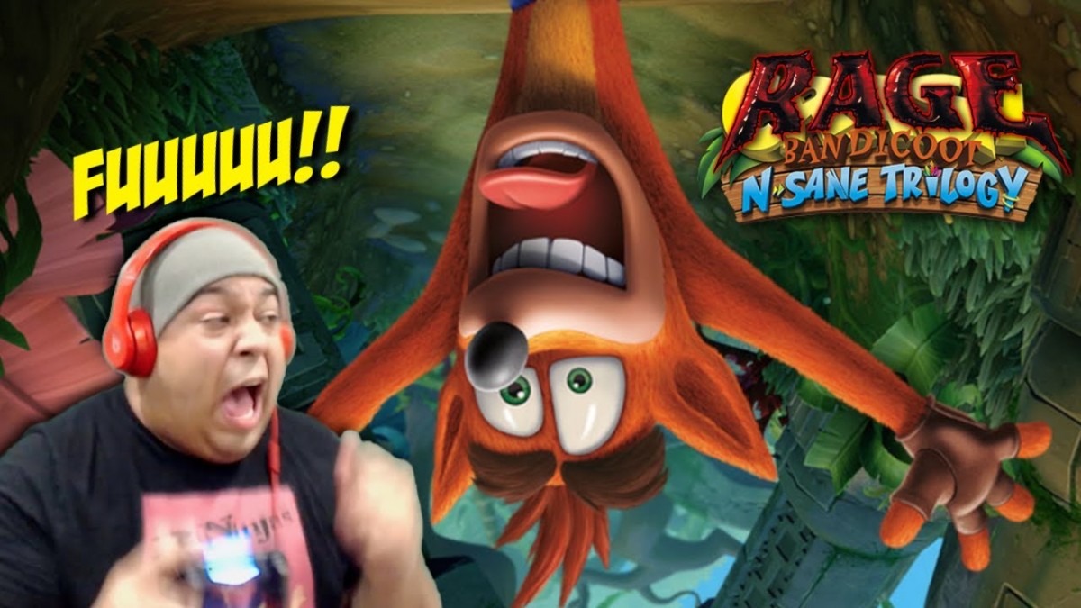 Artistry in Games RAGE-BANDICOOT-N-SANE-TRILOGY RAGE BANDICOOT N SANE TRILOGY News  rage quit n sane trilogy lol lmao hilarious HD Gameplay funny moments dashiexp dashiegames Crash Bandicoot Commentary #ps4  