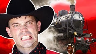 Artistry in Games WILD-WEST-TRAIN-HEIST WILD WEST TRAIN HEIST Reviews  wild west train heist table top summer games smosh summer games Smosh Games smosh review party games ian hecox funny moments colt express board game colt express board game board af  