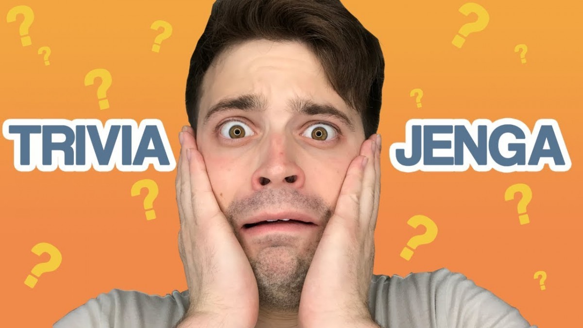 Artistry in Games TRIVIA-JENGA TRIVIA JENGA Reviews  world record jenga trivia quiz trivia jenga trivia challenge trivia smosh games live Smosh Games quiz playing jenga Live Stream live jenga tower jenga game jenga challenge jenga giant jenga game trivia  