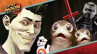 Artistry in Games Telltale-Batmans-Joker-The-Last-Jedis-Porgs-House-Party-Up-At-Noon-Live Telltale Batman's Joker, The Last Jedi's Porgs & House Party - Up At Noon Live! News  Up At Noon Live Up At Noon the last jedi telltale batman star wars max scoville joker IGN brian altano batman  