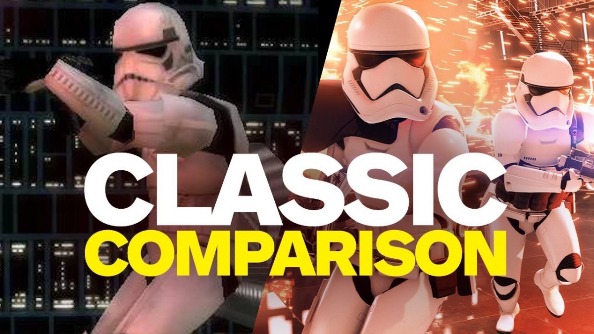 Artistry in Games Battlefront-2004-vs.-Battlefront-2-2017-Graphics-Comparison Battlefront (2004) vs. Battlefront 2 (2017) Graphics Comparison News  Xbox One top videos Star Wars Battlefront II Star Wars Battlefront 2 star wars Shooter PC original battlefront IGN graphics comparions graphics games Electronic Arts DICE (Digital Illusions CE) battlefront 1 vs battlefront 2 battlefront batllefront 2 #ps4  