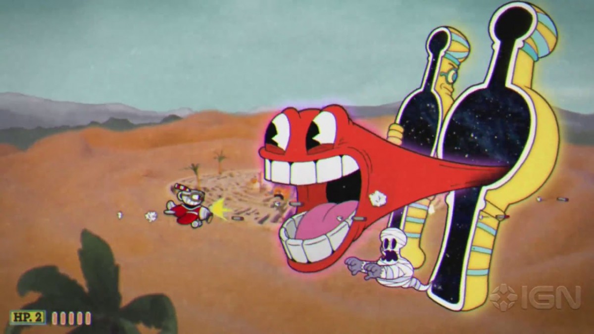 Artistry in Games Cuphead-Walkthrough-Pyramid-Peril Cuphead Walkthrough - Pyramid Peril News  world weapons walkthrough strategy strategies secrets pyramid peril mugman map IGN How-To Guide devil defeat Cuphead coins Bosses boss black and white beat Battle  