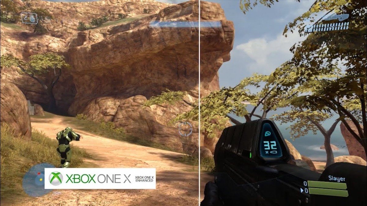 Artistry in Games Halo-3-Xbox-One-X-Enhanced-vs.-Xbox-360-Comparison-High-Ground-Map Halo 3: Xbox One X Enhanced vs. Xbox 360 Comparison ('High Ground' Map) News  XBox 360 Shooter Microsoft IGN Halo 3 graphics comparison games feature Bungie Software  