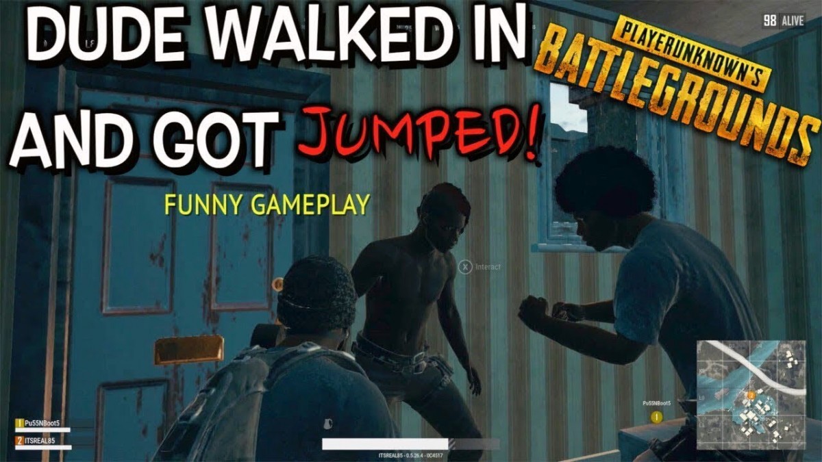 Artistry in Games GUY-WALKS-IN-THE-WRONG-ROOM-F-UNNY-PUBG-GAMEPLAY-WITH-ITSREAL85-PU55NBOOT5 GUY WALKS IN THE WRONG ROOM! ( F UNNY "PUBG" GAMEPLAY WITH ITSREAL85 & PU55NBOOT5) News  pubg gameplay epic gameplay pubg duo gameplay playersunknown battlegrounds let's play itsreal85 gaming channel itsreal85 and pu55nboot5 gameplay walkthrough  