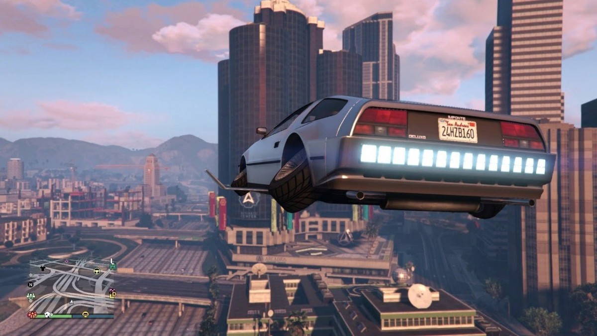 Artistry in Games This-is-GTAs-Coolest-Car-Ever This is GTA's Coolest Car Ever News  Xbox One XBox 360 top videos Rockstar North Rockstar Games PS3 PC IGN hover car GTA Online Grand Theft Auto Online games Gameplay flying car delorean back to the future car back to the future Action #ps4  