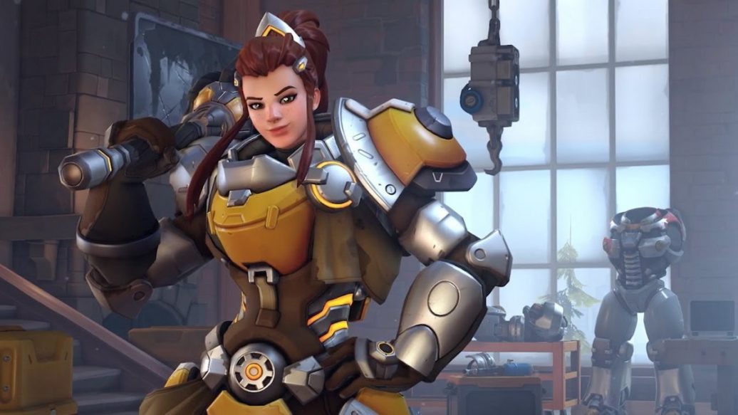 brigitte overwatch statue