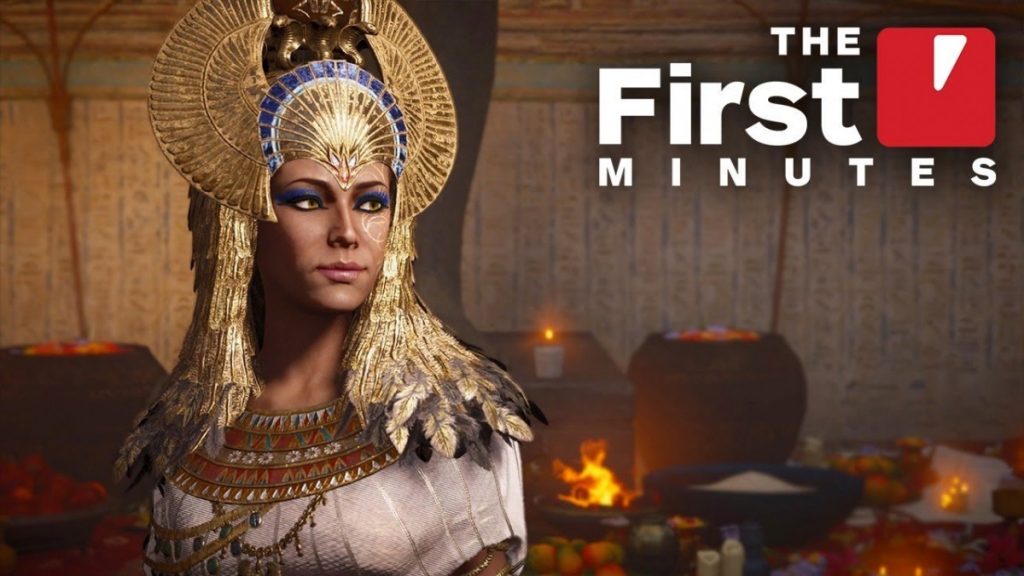 The First Minutes Of Assassins Creed Origins Curse Of The Pharaoh