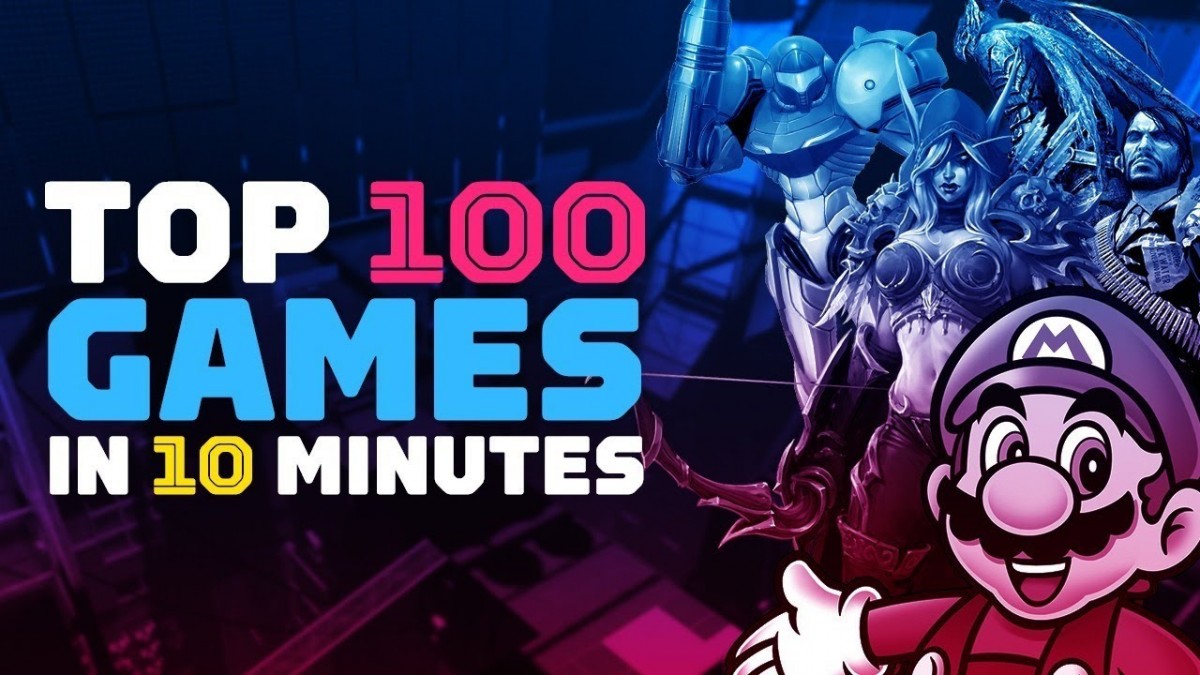 Artistry in Games IGNs-Top-100-Games-of-All-Time-in-10-Minutes IGN's Top 100 Games of All Time in 10 Minutes News  XBox top videos top 100 The last of us Super Metroid Super Mario World super mario bros super Mario 64 Street Fighter II portal 2 Pokemon Go Nintendo minecraft IGN Half-Life 2 Half-Life Grand Theft Auto 5 Gearbox Software final fantasy VII Doom (1993) dark souls Chrono Trigger Bungie Software  