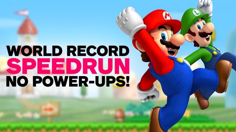 super mario bros world records speedrun