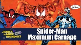 Artistry in Games Spider-Man-and-Venom-Maximum-Carnage-SNES-James-Mike-Mondays Spider-Man and Venom: Maximum Carnage (SNES) James & Mike Mondays News