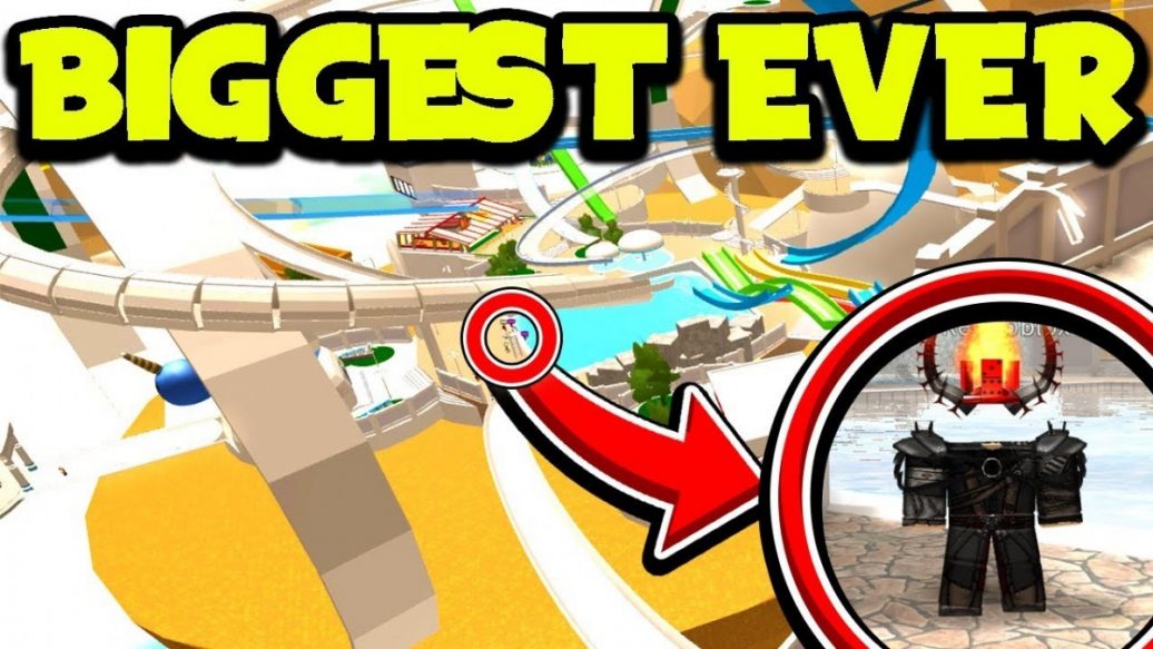 Water Park In Roblox Worlds Tallest Waterslide In Roblox - water park in roblox worlds tallest waterslide in roblox