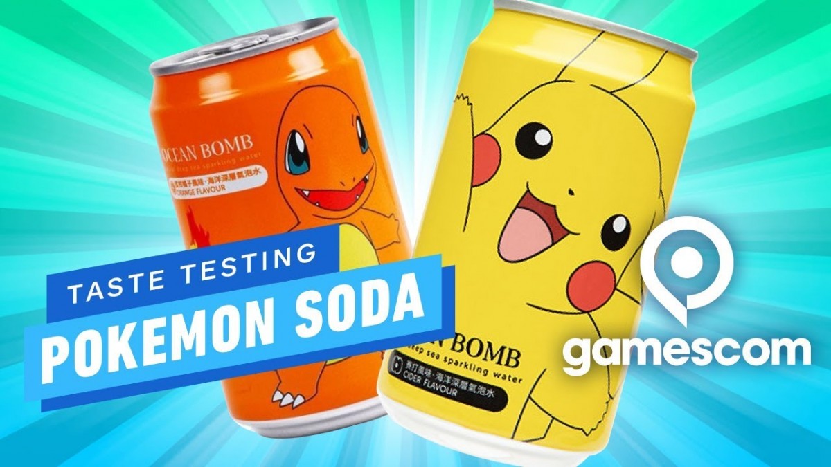 Artistry in Games Taste-Testing-Pokemon-Soda-Gamescom-2019 Taste Testing Pokemon Soda - Gamescom 2019 News